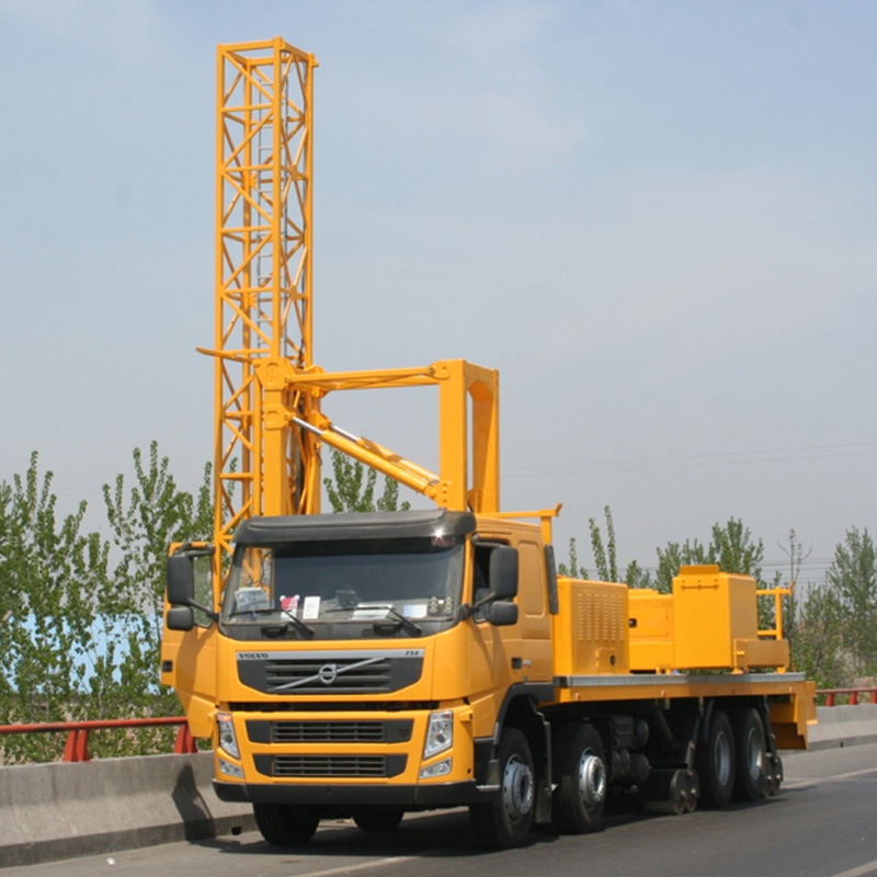 22米橋梁檢測車施工現場